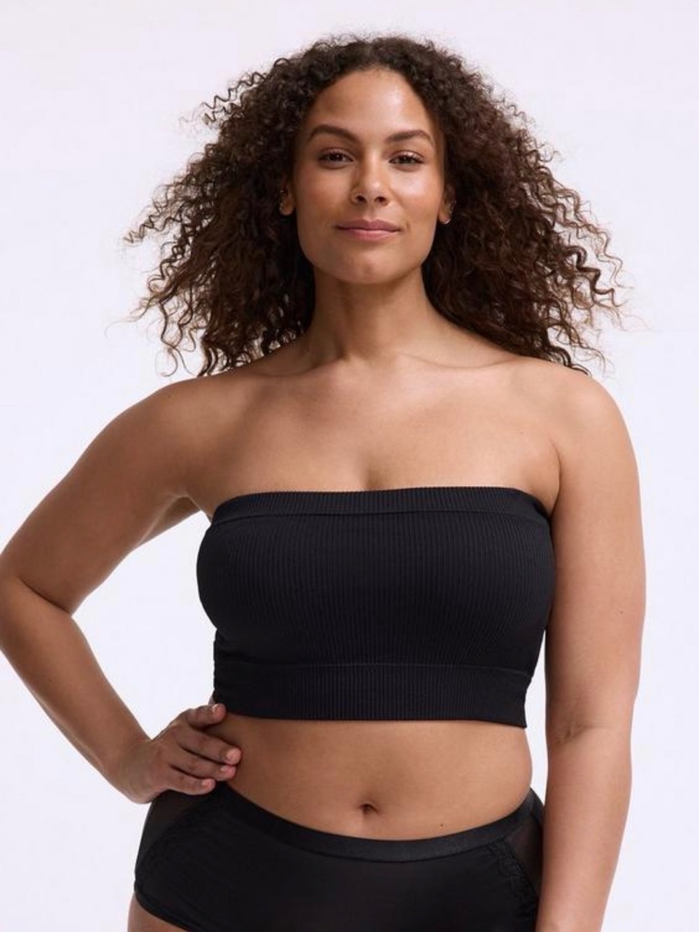 TORRID 3 BLACK BANDEAU
